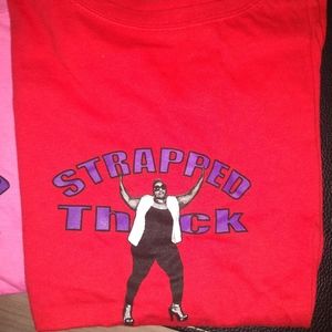 STRAPPED THICK T-SHIRT